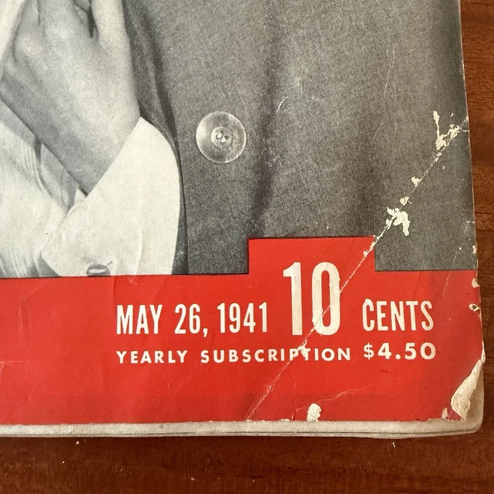LIFE Magazine May 26 1941 WWII Battle of Britain Balkans Hitler‎ Army Nurse